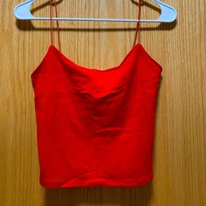 gaze - Red Cropped Tank
